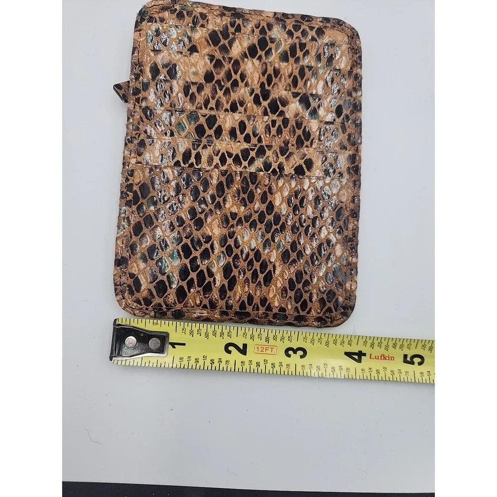 Lodis‎ Snakeskin Leather Card And Coin Holder